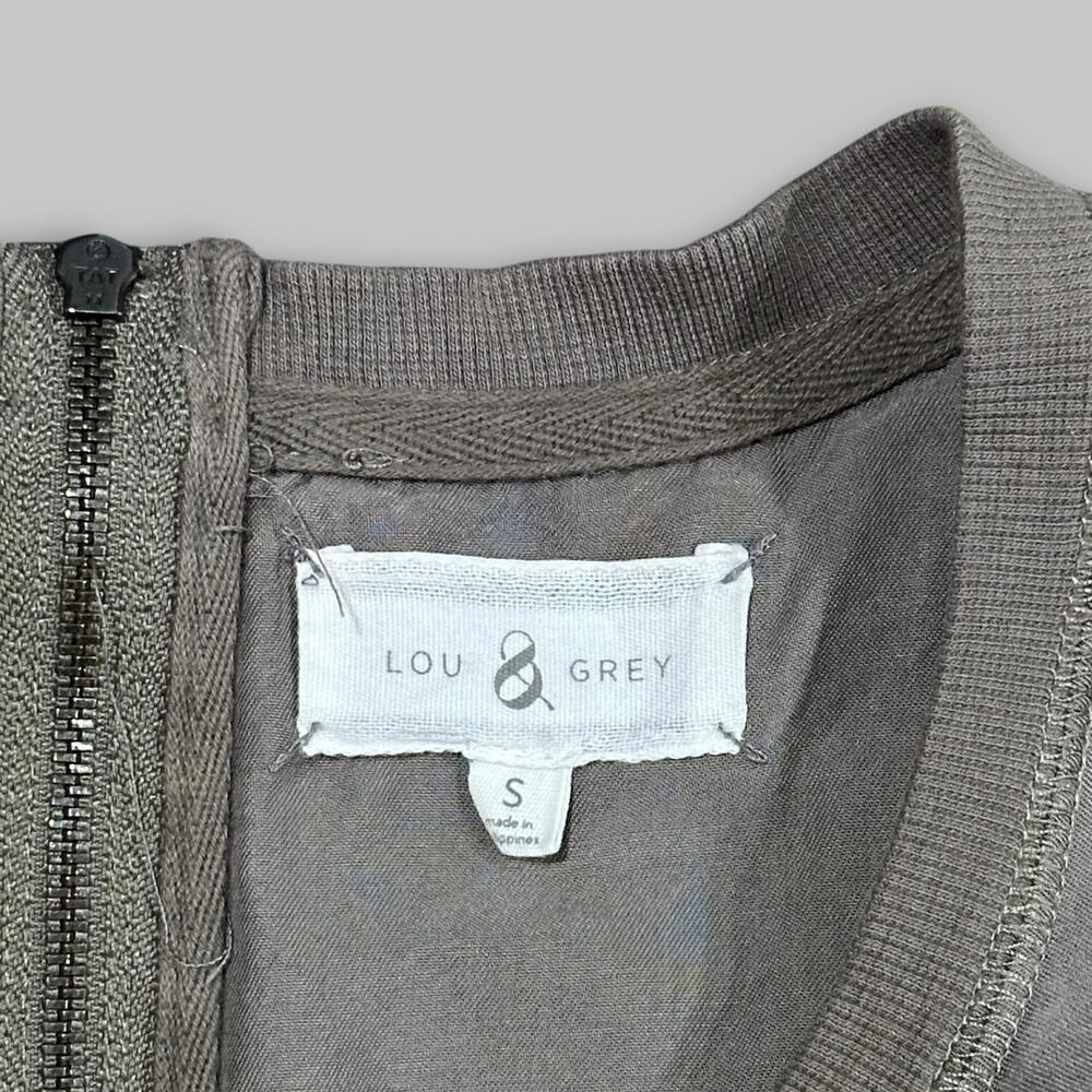 Lou & Grey Soft Washed Tank Dress - Gray - Size Small - Picture 4 of 4